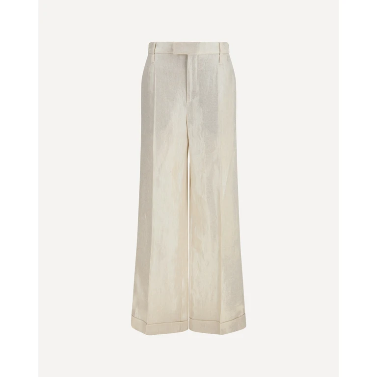 BRUNELLO CUCINELLI Linen tailored Pants Female 42