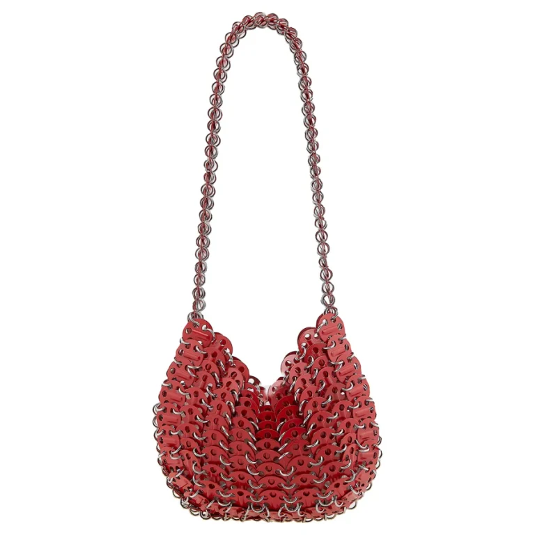 Paco Rabanne Red 1969 Moon Shoulder Bag
