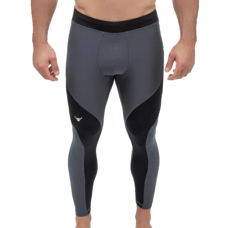 Gray/Black Meggings