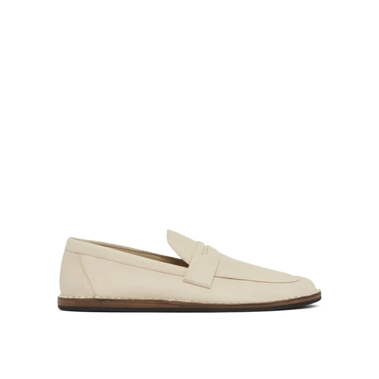 The Row Cary Leather Loafers