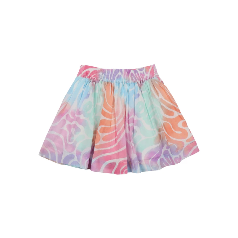 Stella McCartney SKIRT Light Blue Cotton Lining