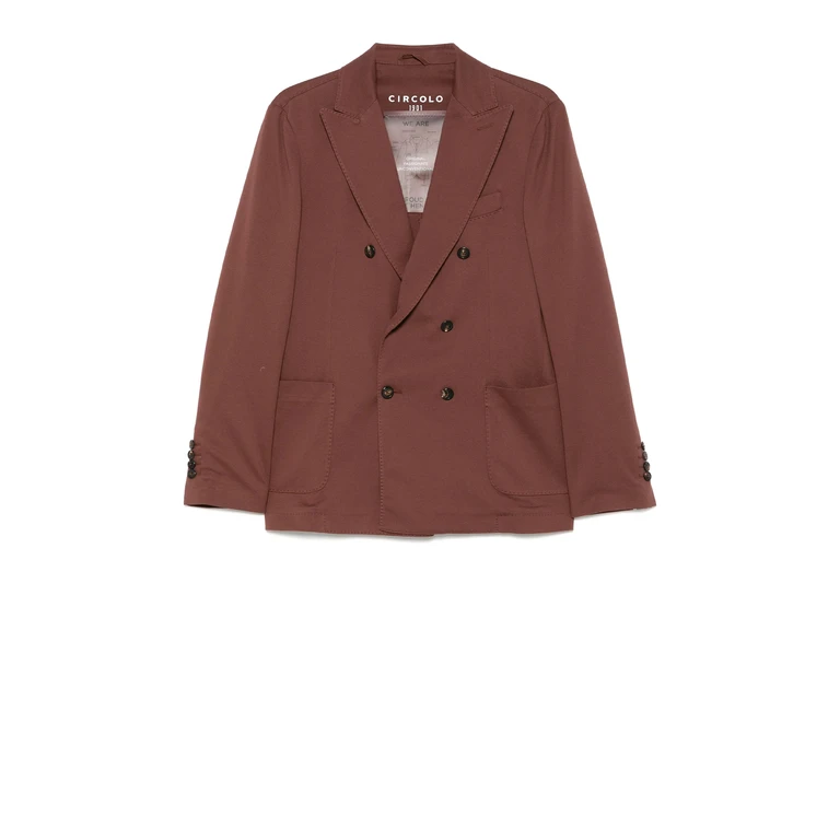 Circolo 1901 Jackets Green Cotton Elastane - Men