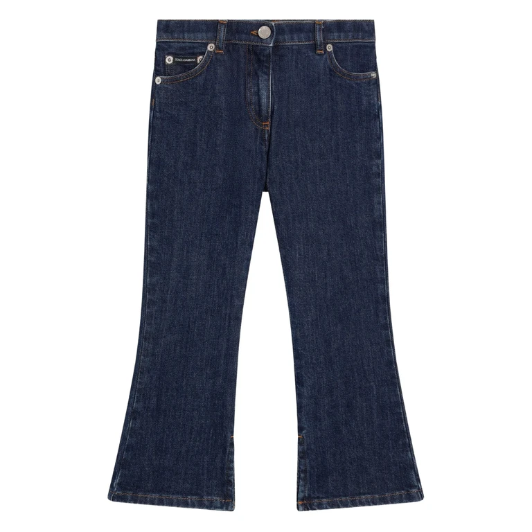 Dolce & Gabbana Kids Pantalone 5 Tasche Blue Jean