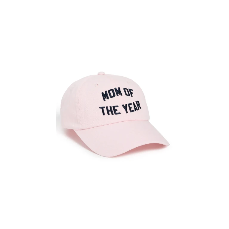 Favorite Daughter Mom of the Year Baseball Hat Light Pink/Navy One Size
