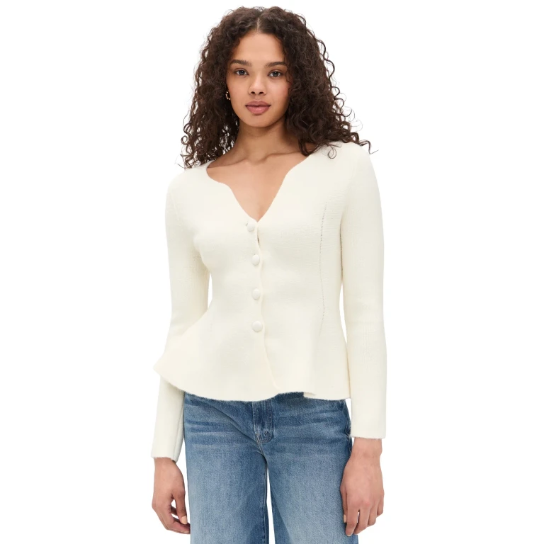 Line & Dot Octavia Sweater Ivory L