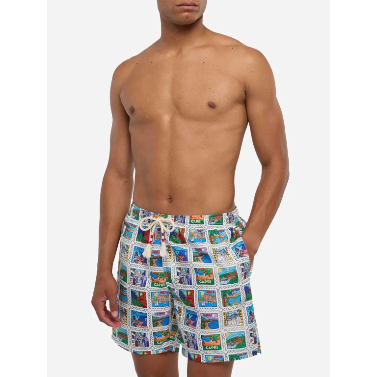 MC2 Saint Barth Caprese Summer Print Swim Shorts Special Edition