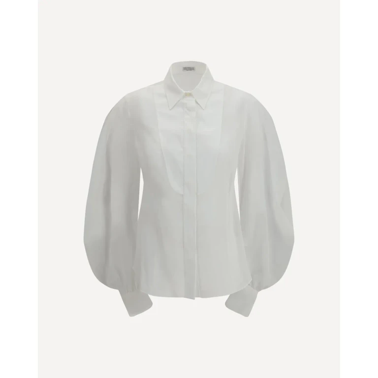 BRUNELLO CUCINELLI Lantern sleeve Blouse Female L