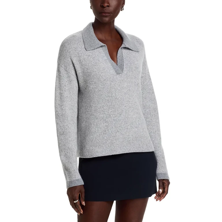 Polo Neck Long Sleeve Pullover - Exclusive