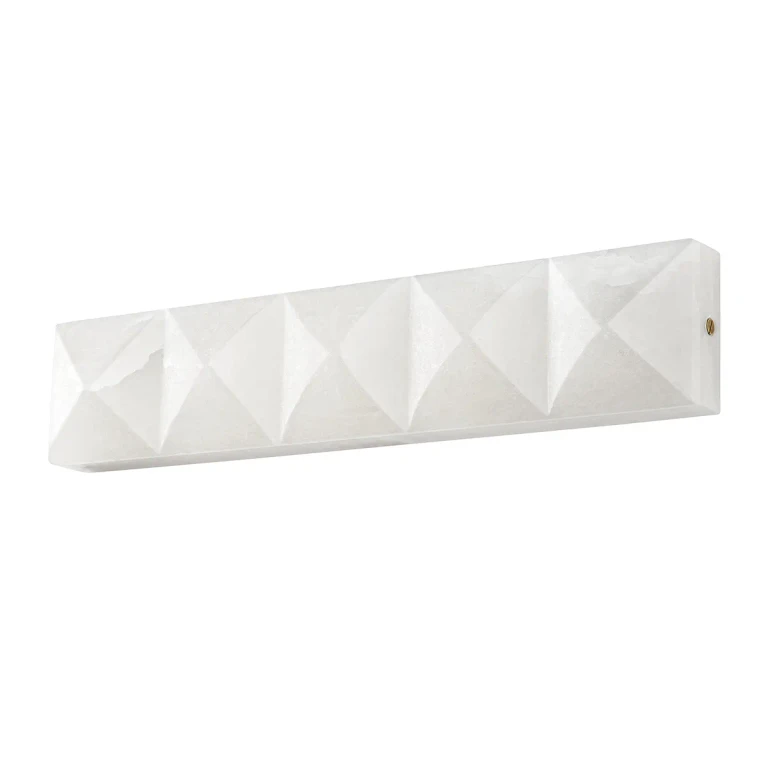 Vintage Brass LED Wall Sconce from the Gypsum Collection