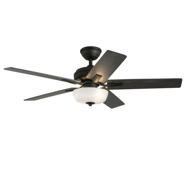Matte Black 52" Ceiling Fan from the Erikson Collection