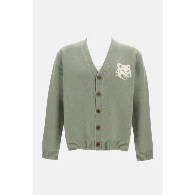Maison Kitsuné Cardigan - Beige Clair