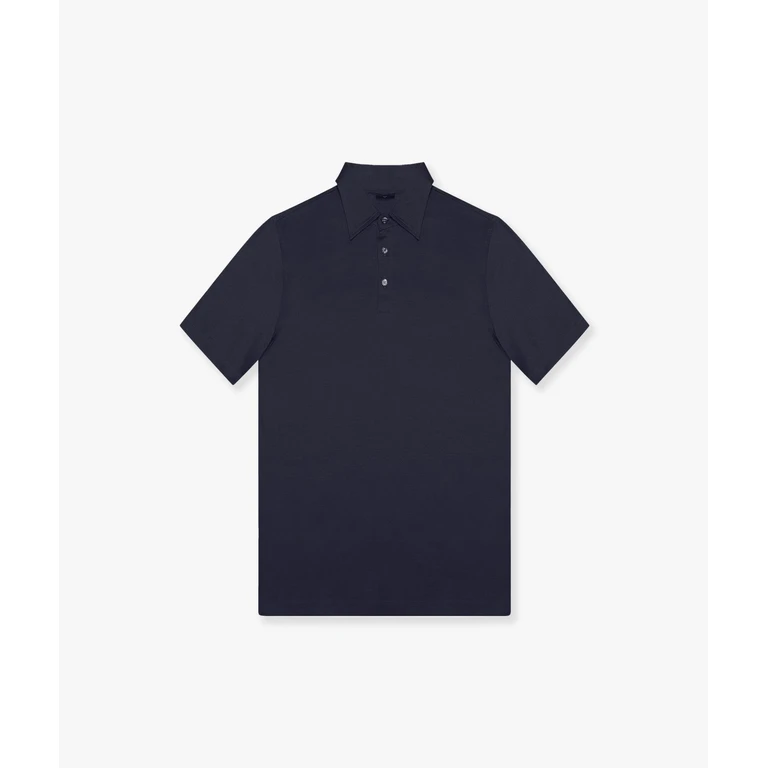 Larusmiani Jersey Polo Nebrodi Blue Shirt - Men