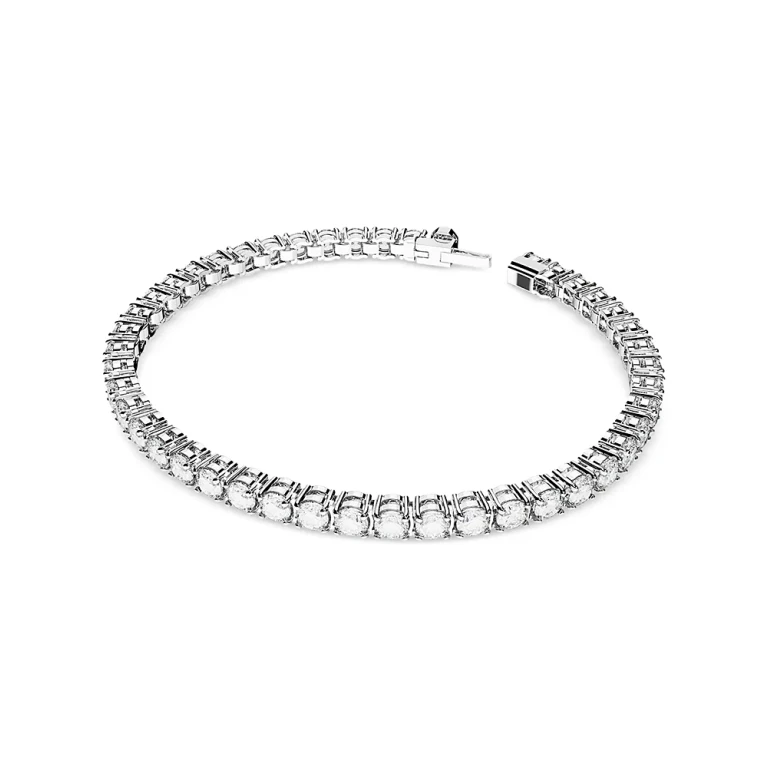 Swarovski Matrix Tennis Bracelet in Gold Tone