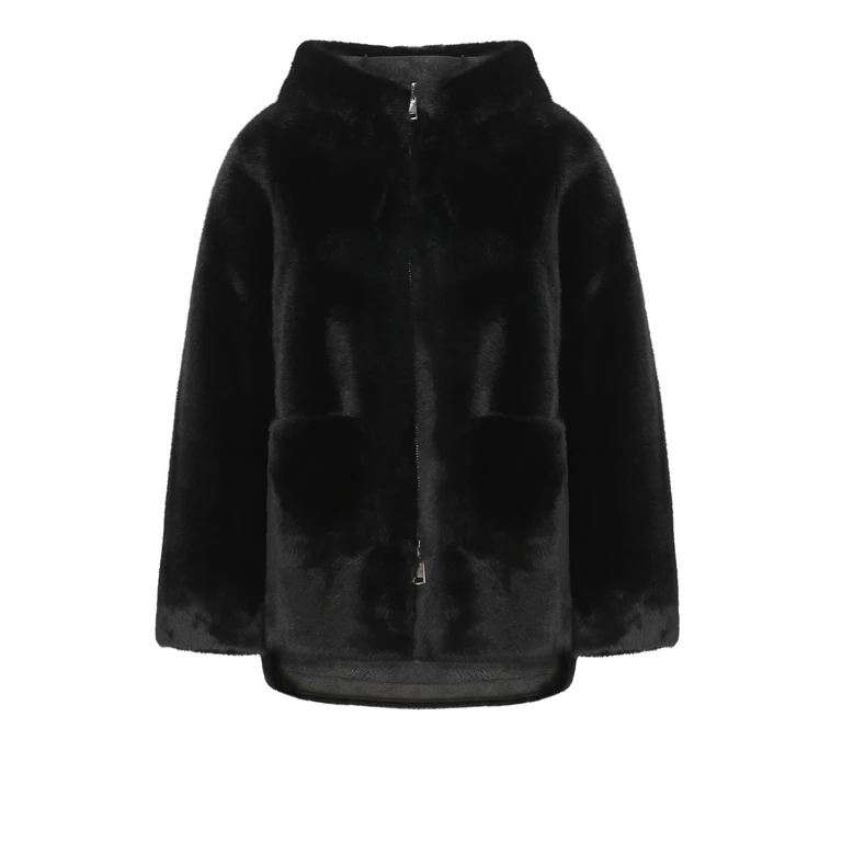 Betta Corradi Faux Fur Reversible Coat
