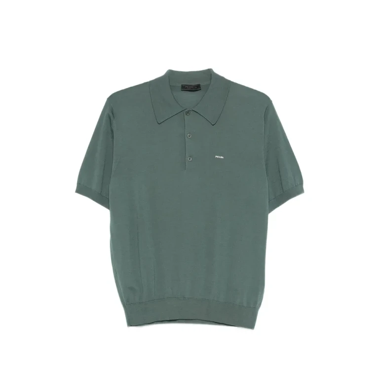 Prada Logo-detail Short-sleeve Polo Shirt