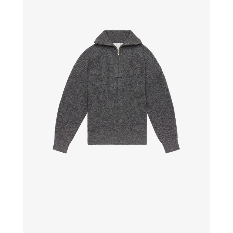 Pull Benny - Homme - Gris Foncé - Taille XS - Isabel Marant