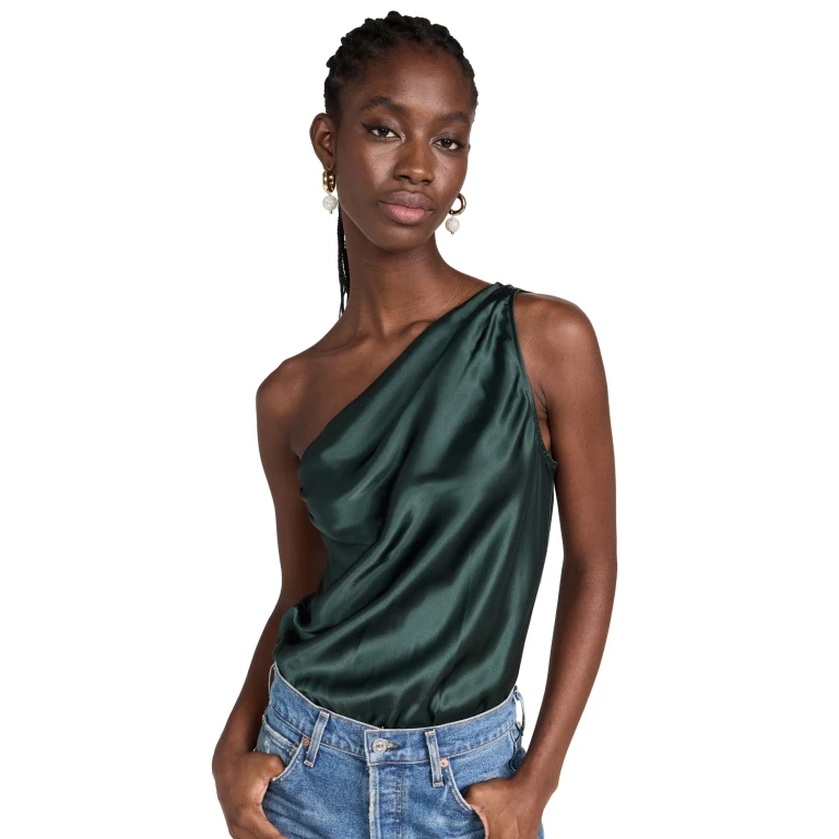 CAMI NYC Darby Thong Bodysuit Ceramic XL