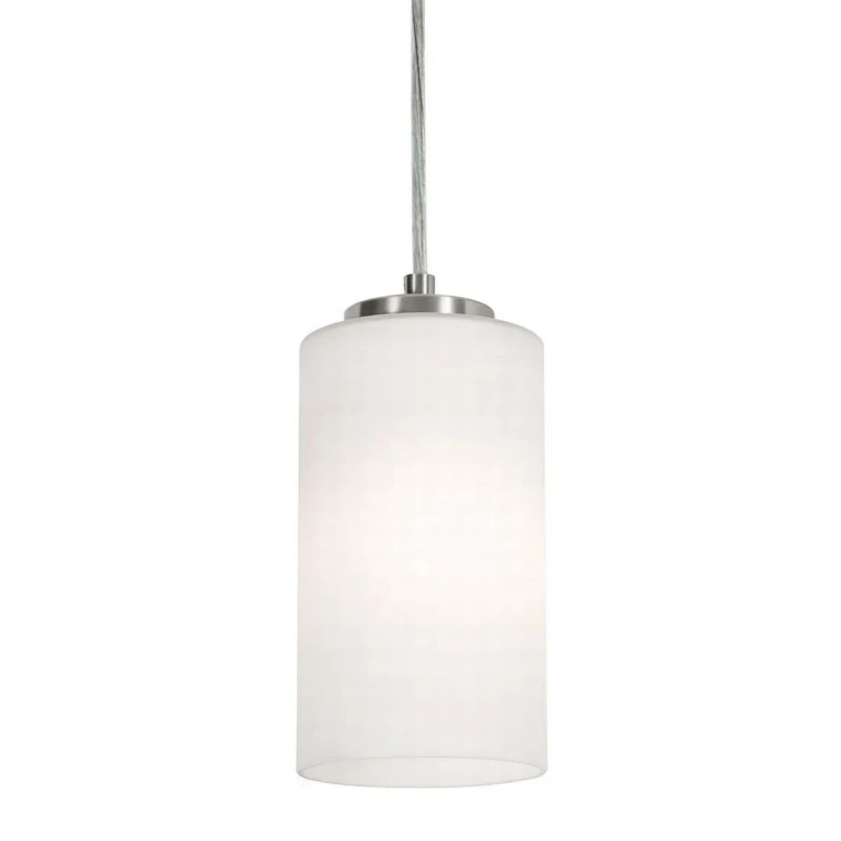 Leo 1-Light Pendant in Satin Nickel