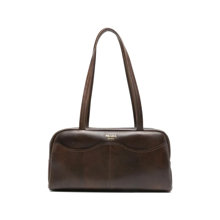 Prada Large Leather Shoulder Bag