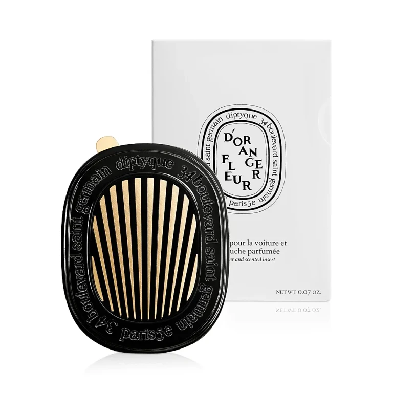 Diptyque Fleur d'Oranger (Orange Blossom) Car Diffuser & Insert