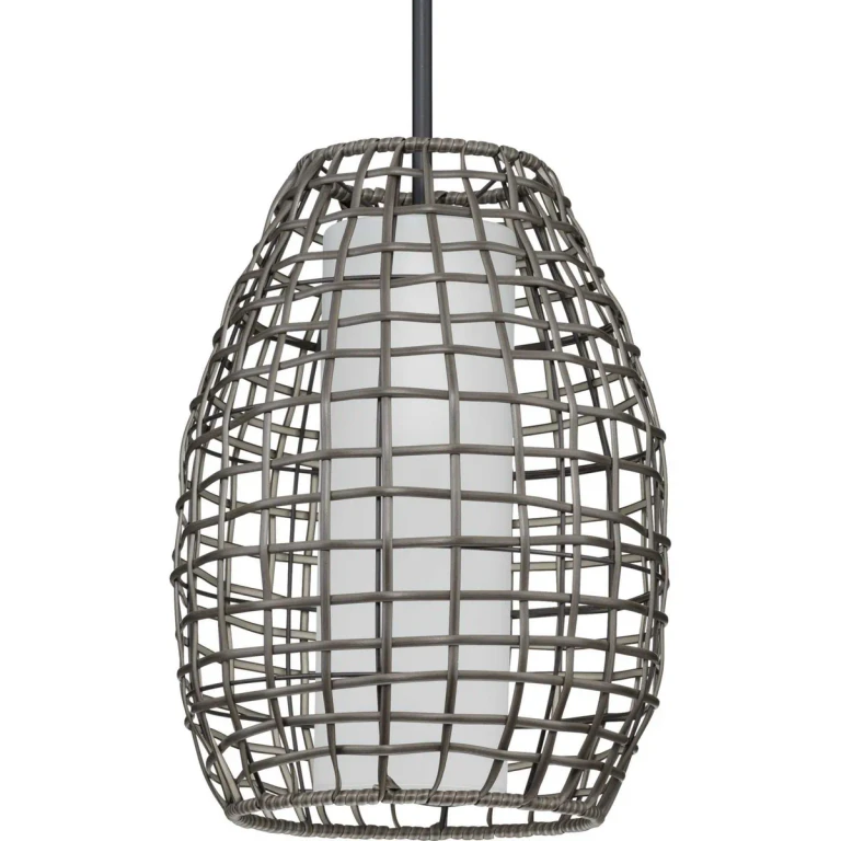 Matte Black One Light Hanging Lantern from the Pawley Collection