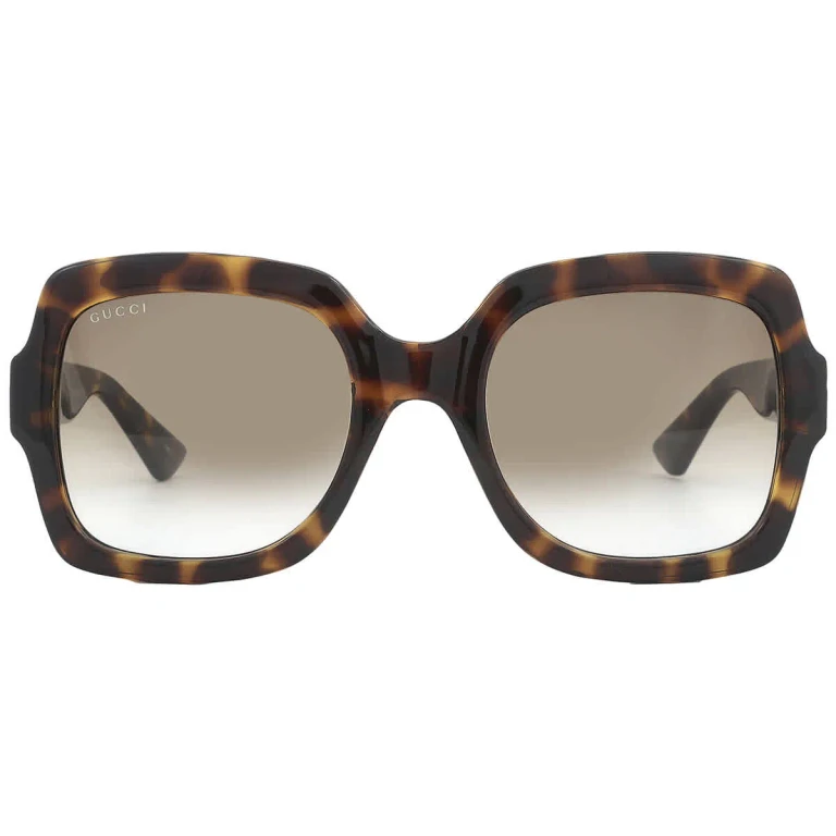 Gucci Brown Gradient Square Ladies Sunglasses GG1337S 003 54