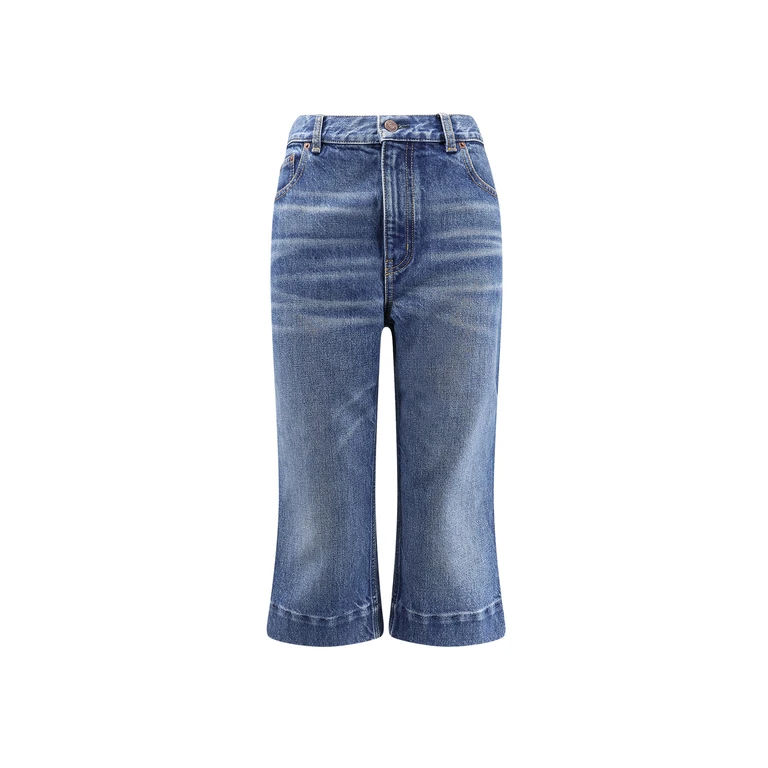 Chloè Jeans Faded Indigo Cotone - Women