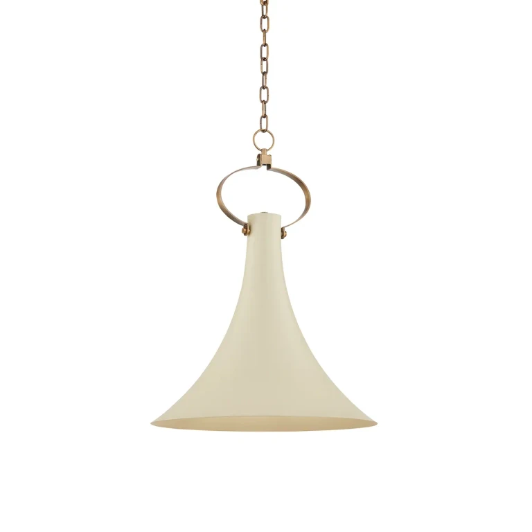 Patina Brass One Light Pendant from the Radcliff Collection