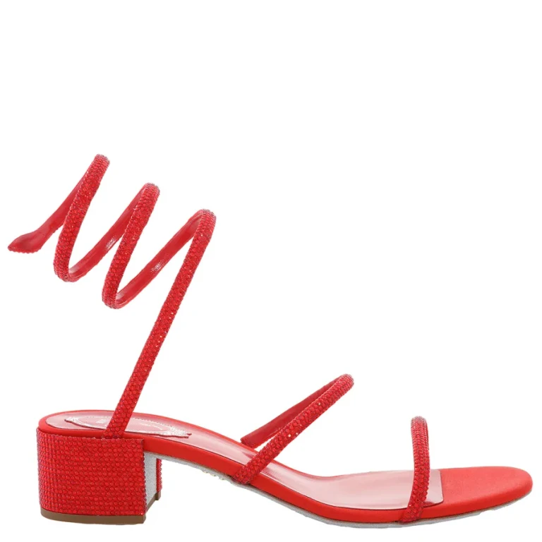 Rene Caovilla Cleo Crystal-Embellished Sandals