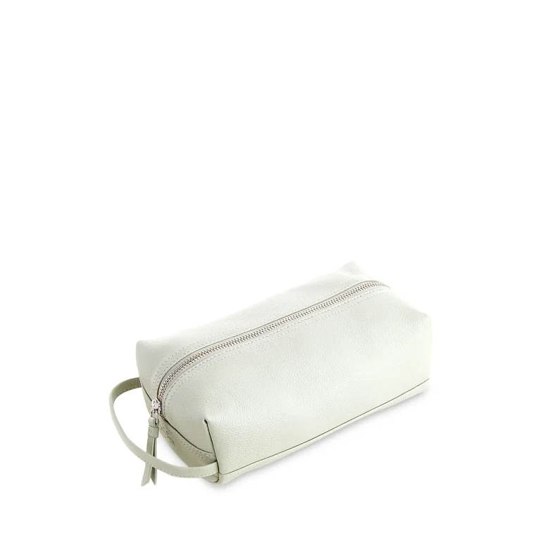 Royce New York Leather Compact Toiletry Travel Bag