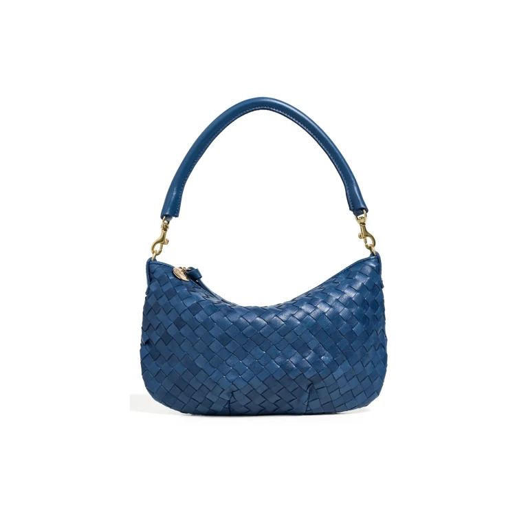 Clare V. Petit Moyen Messenger Bag French Blue One Size