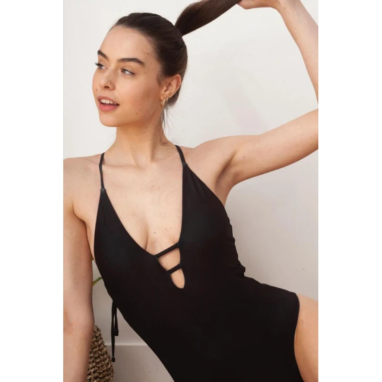 Onyx Tie-Back One Piece