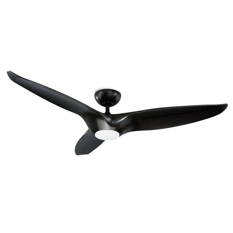 Modern Forms Morpheus Iii Indoor and Outdoor Ceiling Fan in Gloss Black