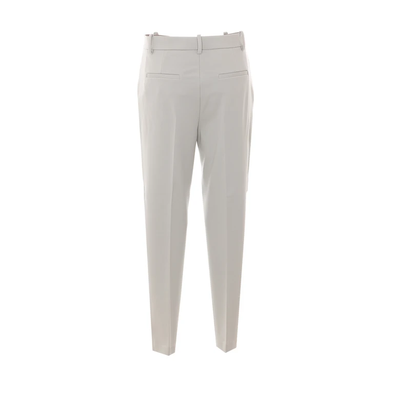 Pinko Trousers Grey Viscose - Women