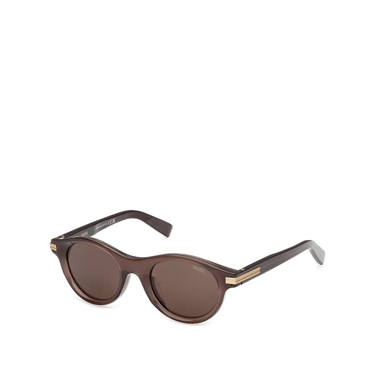 Zenga Round Sunglasses, 48mm