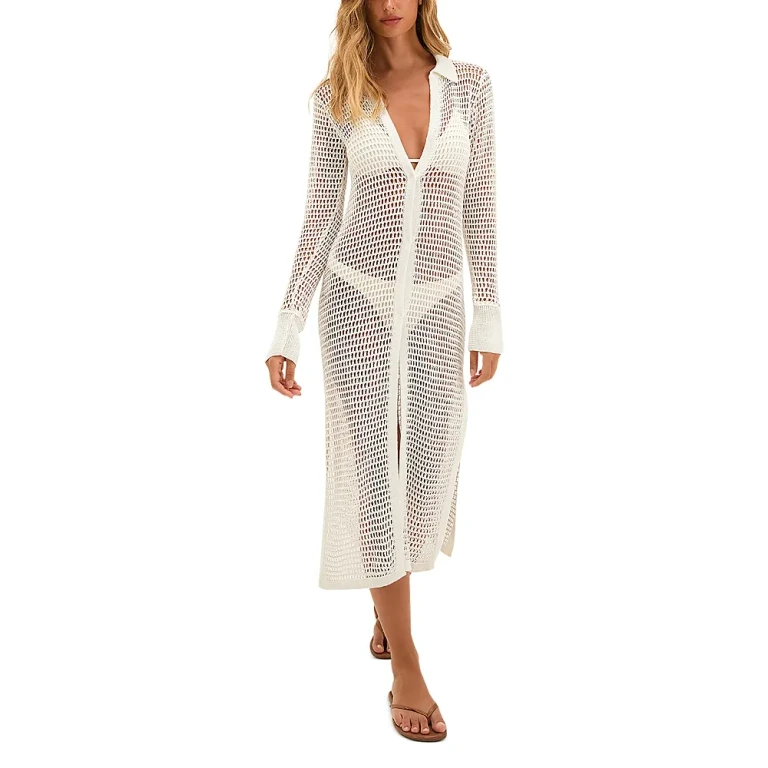 ViX Paula Hermanny Jenne Chemise Swim Cover-Up
