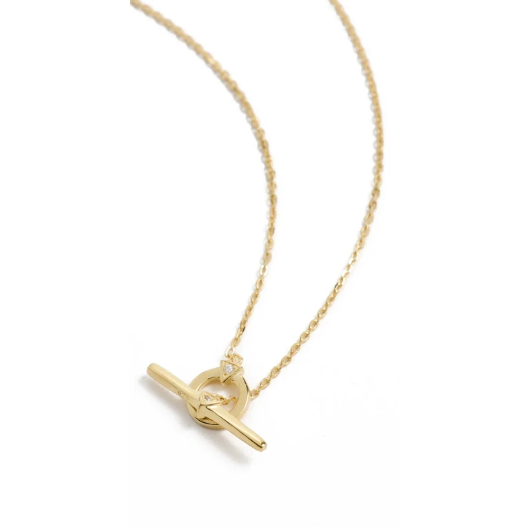 SHASHI Porter Necklace Gold One Size