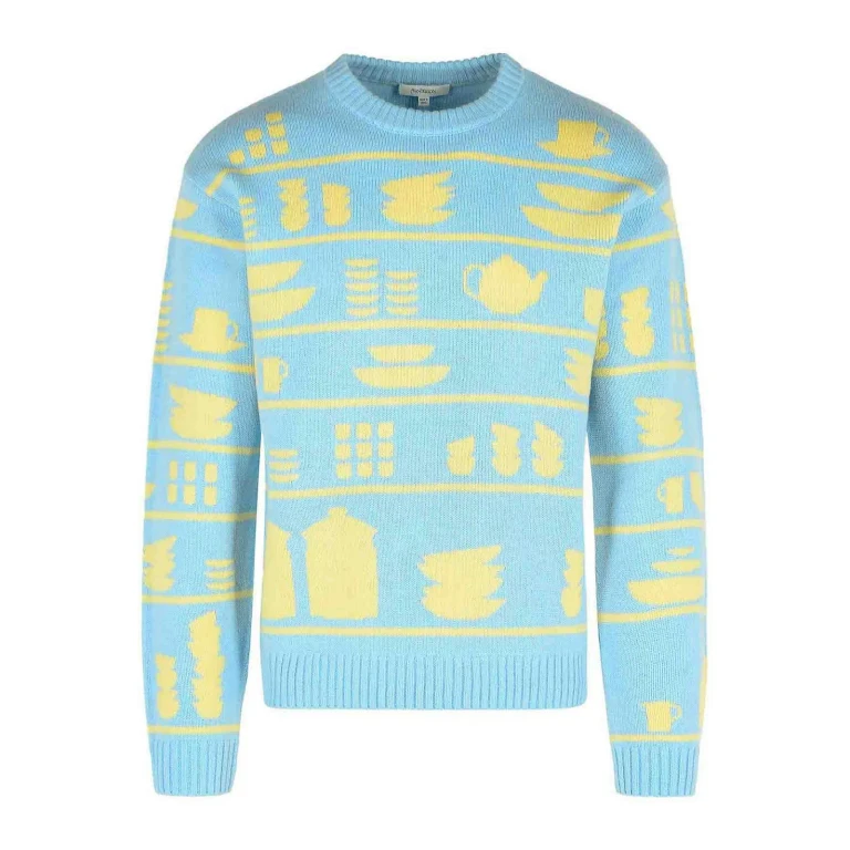 J. W. Anderson Pull Col Rond - Bleu Clair