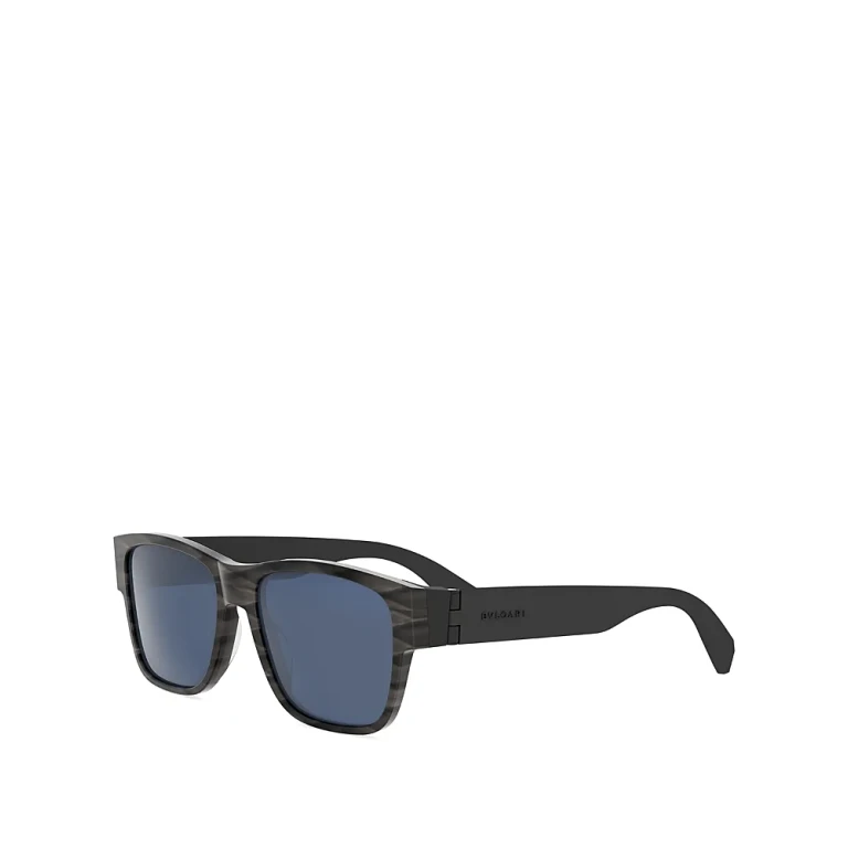 Bvlgari Aluminium Geometric Sunglasses, 56mm