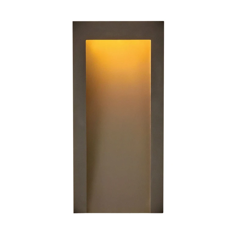 Textured Oil Rubbed Bronze LED Outdoor Lantern from the Taper Collection