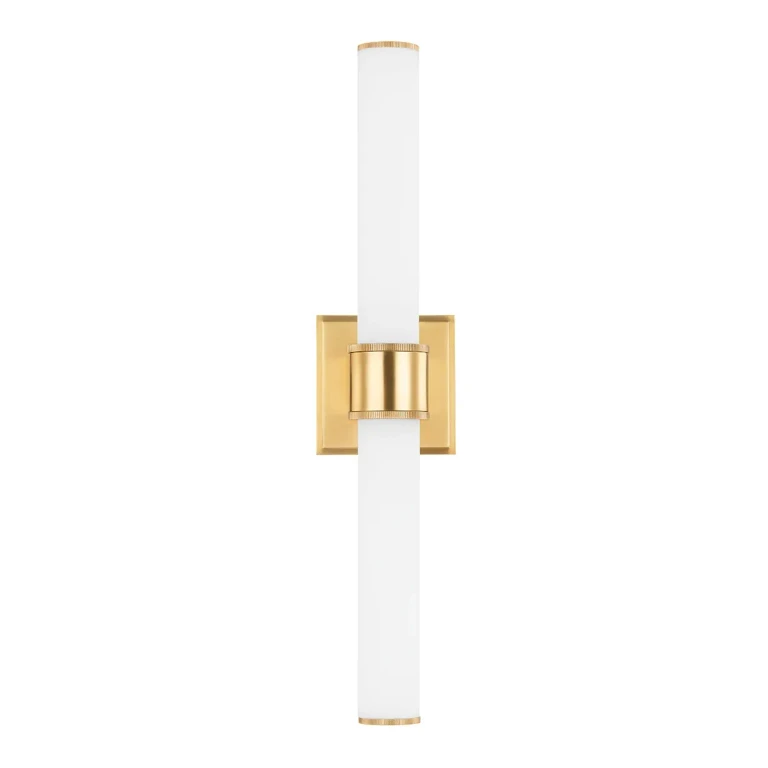 Mill Valley 2-Light Wall Sconce in Aged Brass
