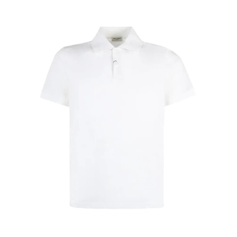 Saint Laurent Buttoned Short-sleeved Polo Shirt