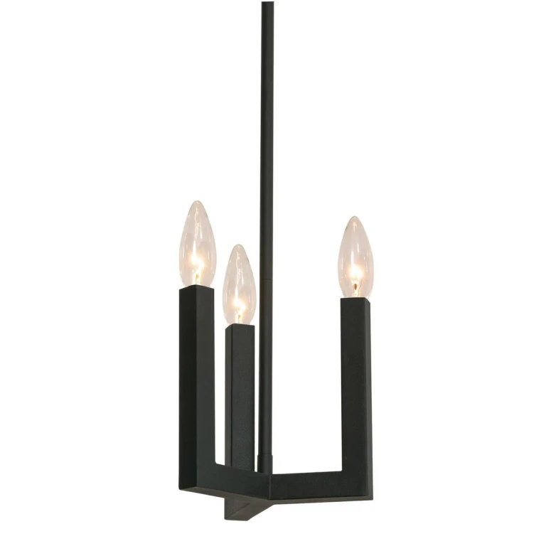 Grace 3-Light Pendant in Black
