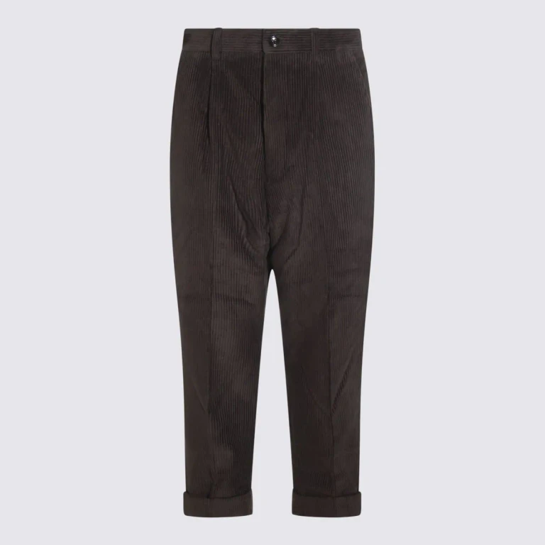 Ami Alexandre Mattiussi Dark Grey Cotton Pants