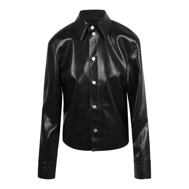 Nanushka Blouson En Cuir - Noir