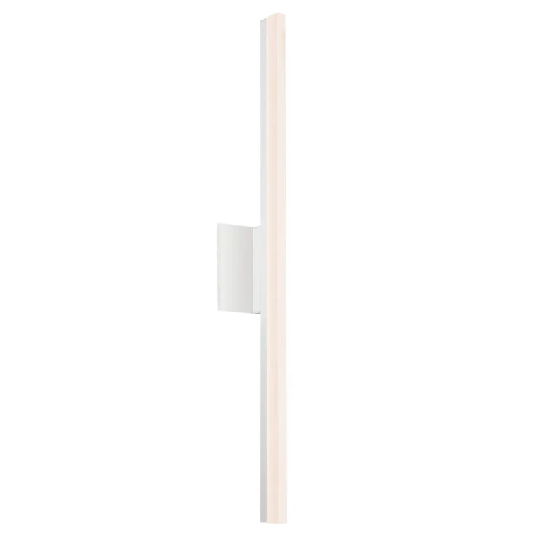 Stiletto 31.75" Dimmable LED Bathroom Vanity Light in Satin White
