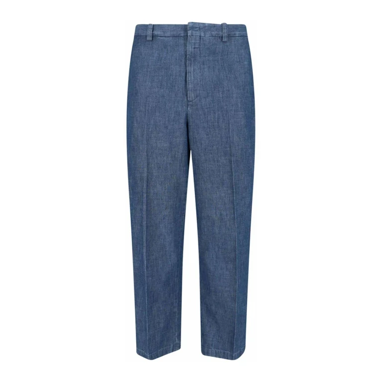Jil Sander Pantalon Couturier - Bleu