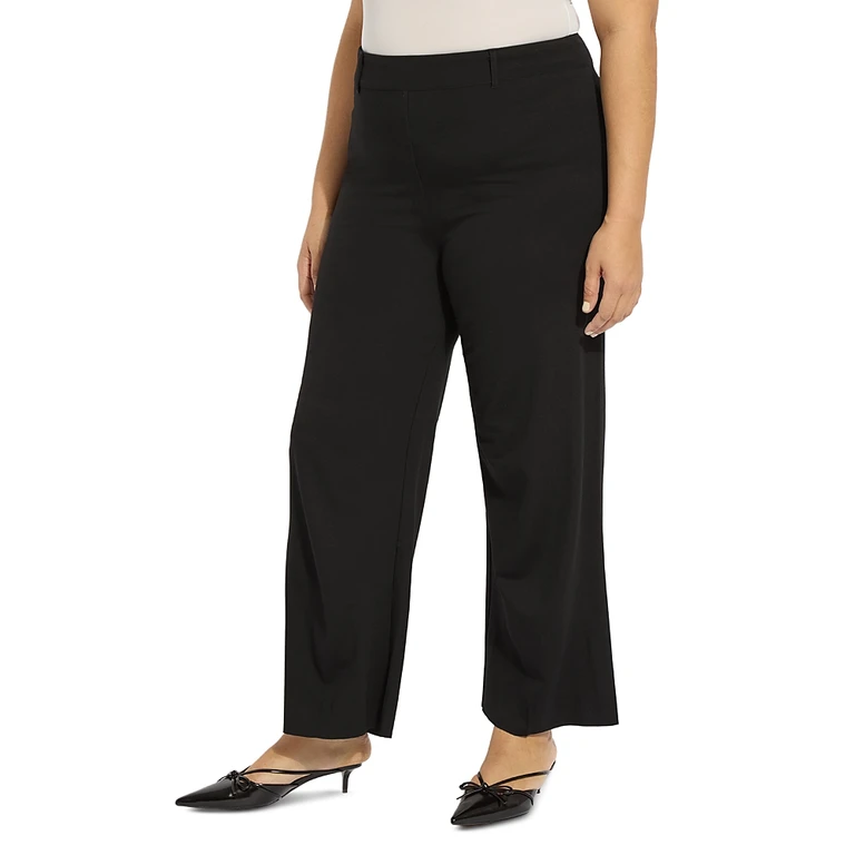 Lysse Plus Erin Ponte Wide Leg Pants