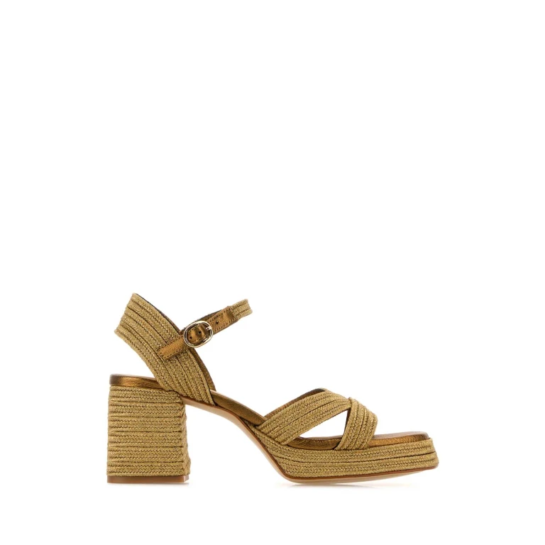 Vallita Woven Canvas Sandals (026223OROVIEJO)