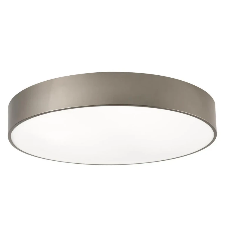 Satin Nickel LED Flush Mount from the Bailey Collection